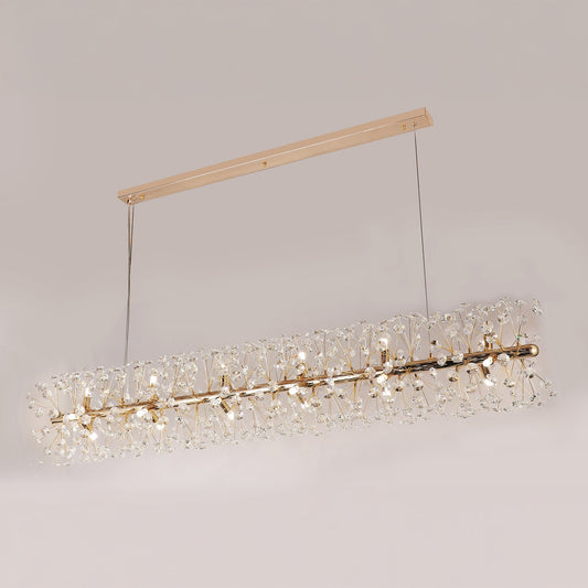 Florida 1500mm Gold Bar Modern Classic Crystal Chandelier