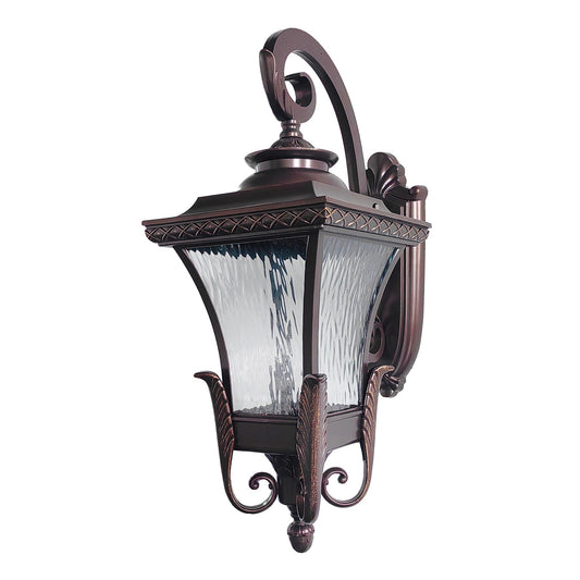 Hyde Medium Bronze and Gold Traditional Outdoor Coach Light