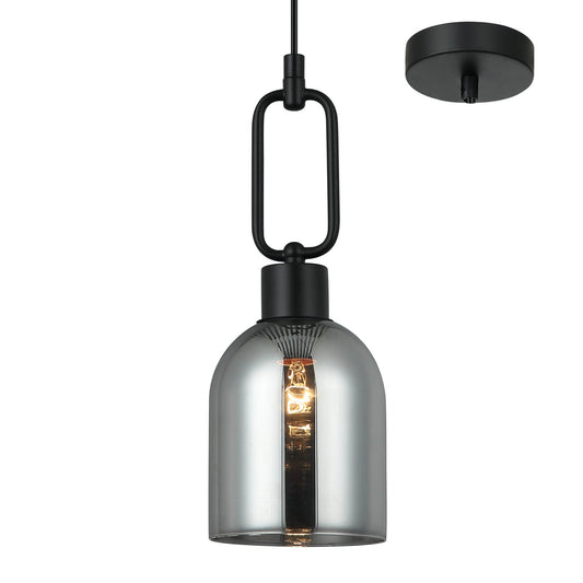 Nelsea Black and Smoke Modern Pendant